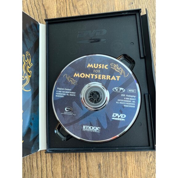 Music For Montserrat Concert DVD 1997 Music Phil Collins Elton John Pre-Owned - Picture 2 of 4